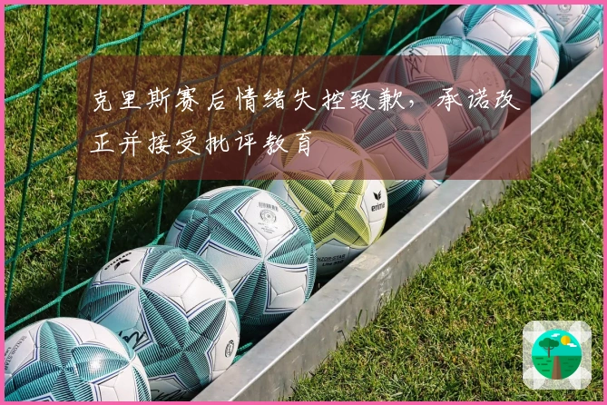 克里斯赛后情绪失控致歉，承诺改正并接受批评教育